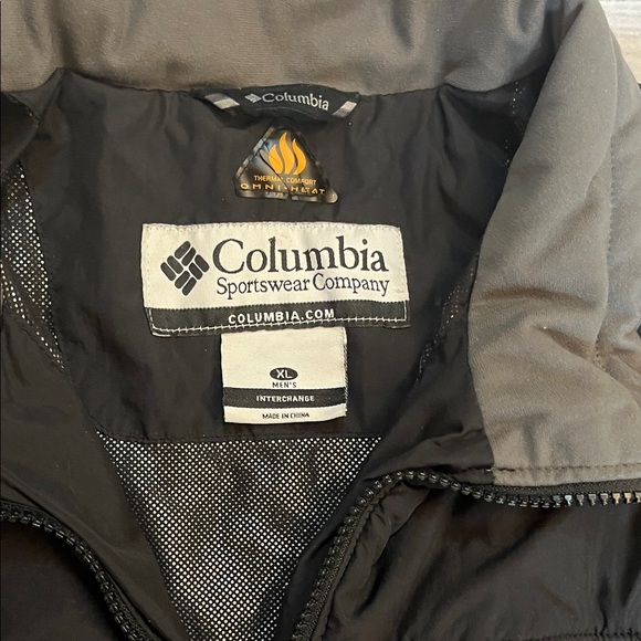 Columbia Men's Interchange Omni-Heat Winter Black and Gray Performance Jacket - Picture 3 of 8